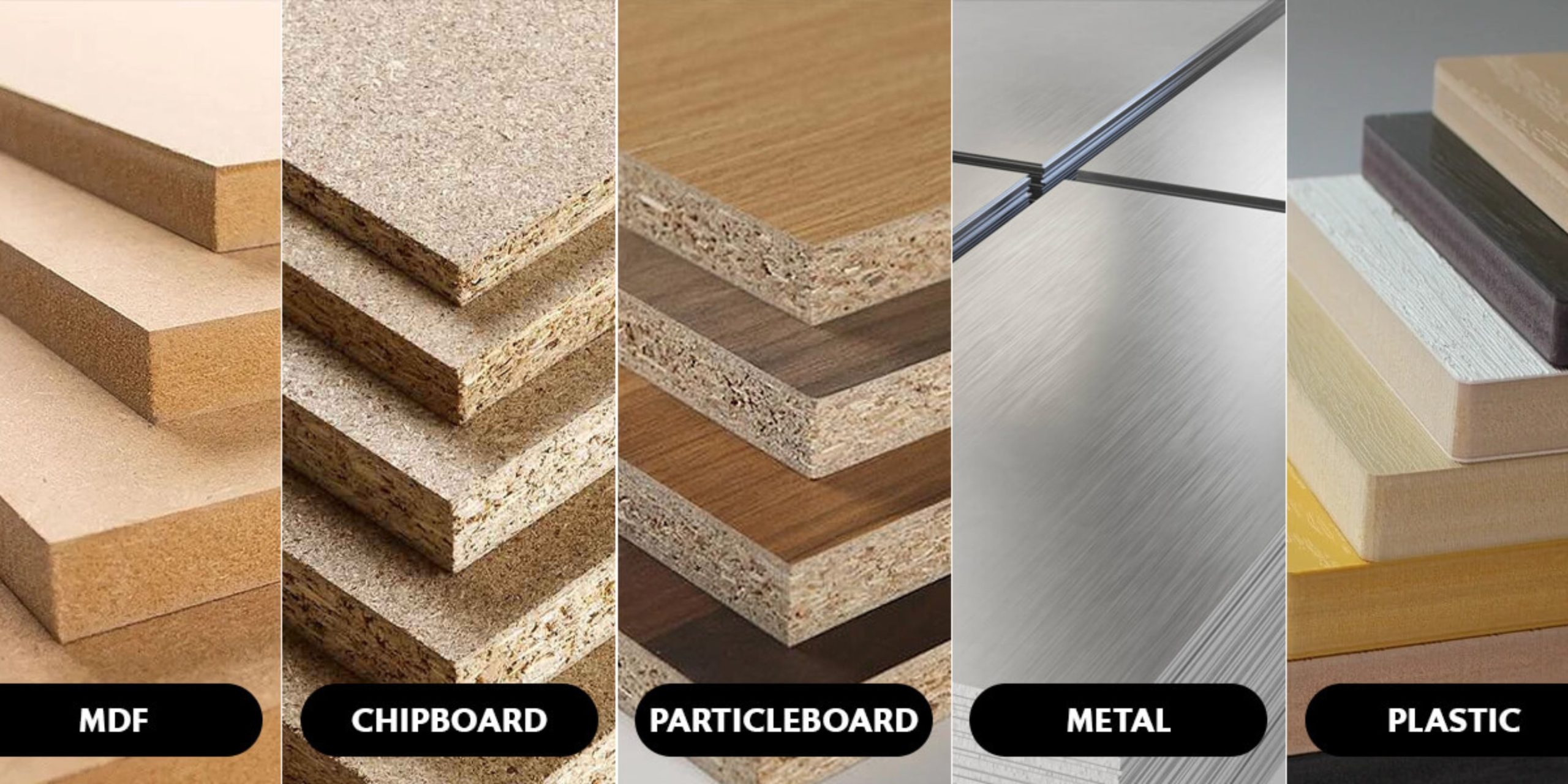 انواع فرآورده های چوب